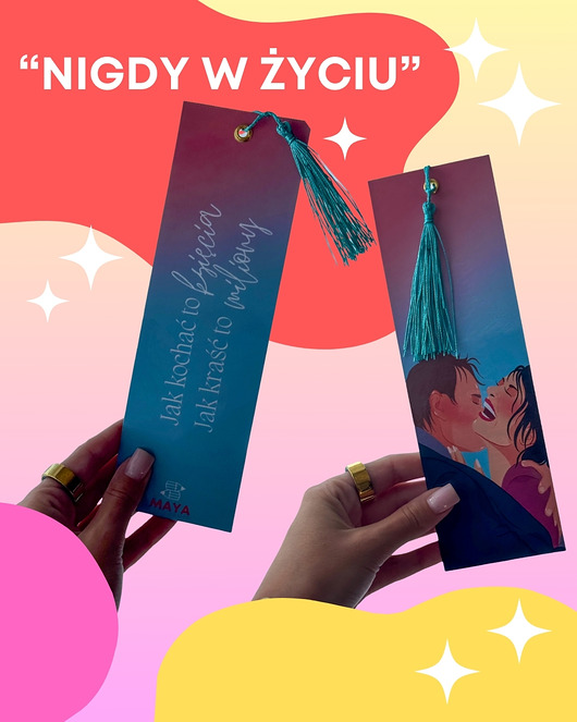 zakładki do książek Zakładka "Nigdy w życiu"