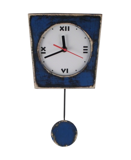 Zegar waHACZEK Blue Clock Wood Studio