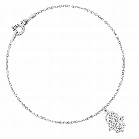 bransoletki srebrne Bransoletka srebrna z ręką fatimy srebro 925 hamsa