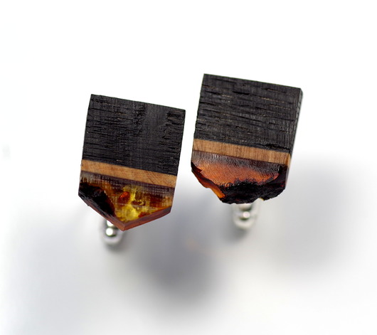 Wood&Amber Spinki Dla pani Leny Maszyneria