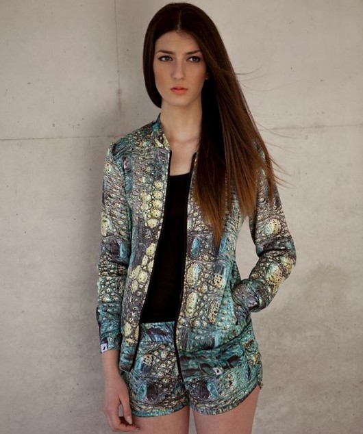 'Alligator' damska bluza typu bomber z nadrukiem gagaboo