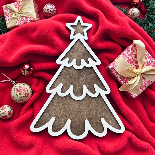 dekoracje świąteczne Piernikowa Choinka rekwizyt do zdjęć ozdoba na Święta Bożego Narodzenia