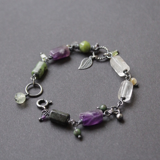 bransoletki z kamieni naturalnych Unikatowa bransoletka - Energia Koloru