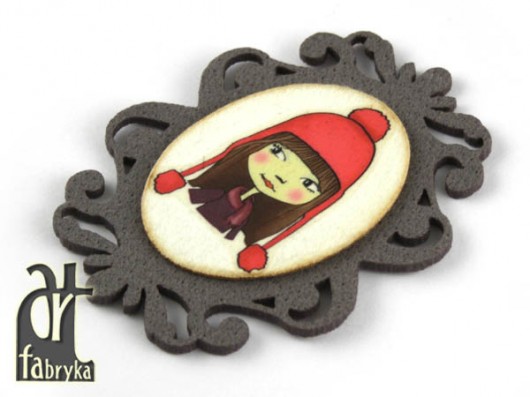 broszka Mimi art fabryka