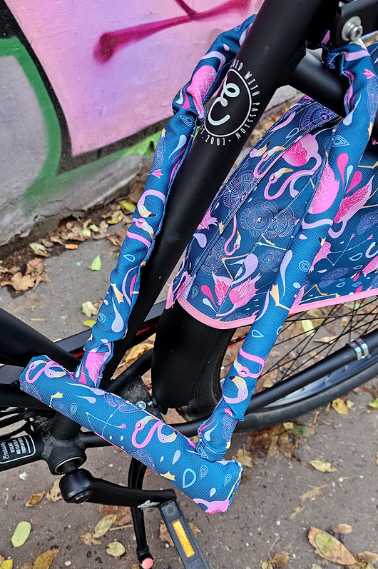 akcesoria do roweru Blokada Zapięcie rowerowe u-lock FLAMINGI