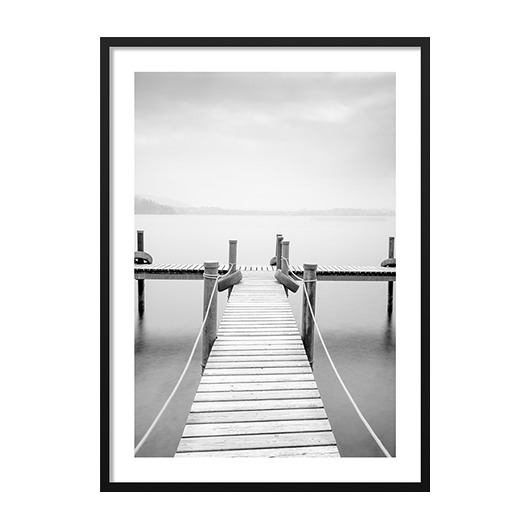 Bridge on the lake, Poster	 mermer