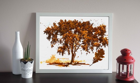 Dąb Grafika MG Illustration