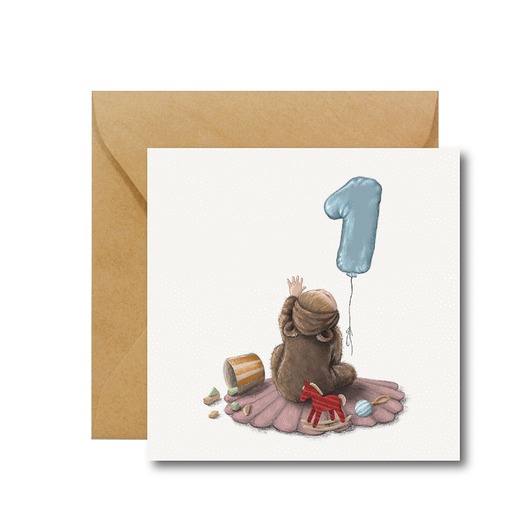 kartki okolicznościowe - wydruki Kartka na ROCZEK z balonem