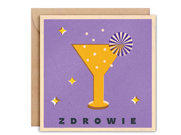kartki okolicznościowe - wydruki Kartka Zdrowie + koperta