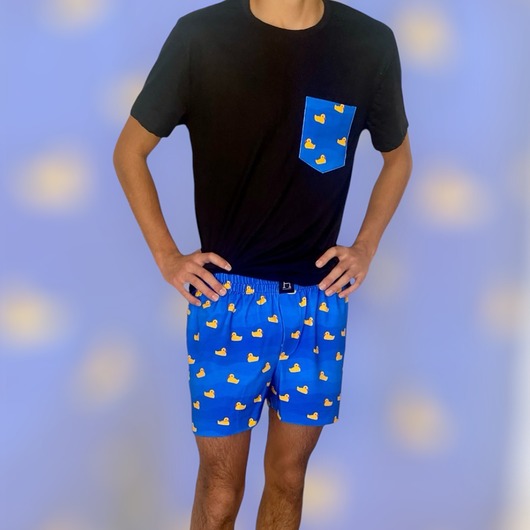 moda - inne Piżama Unisex bawełniana w kaczki