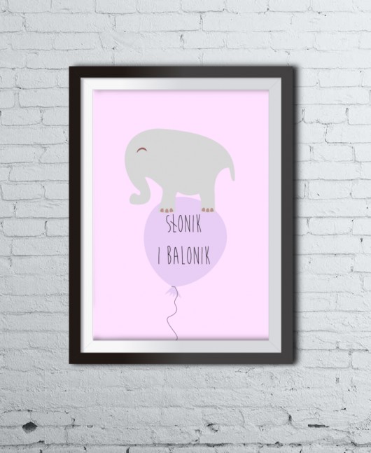 Plakat SŁONIK I BALONIK Colleco