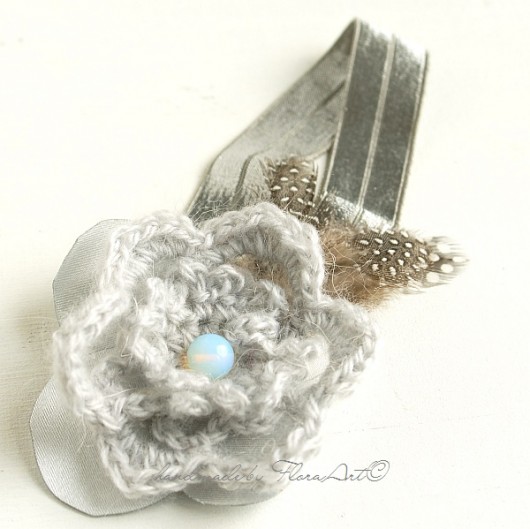 SILVER FOX opaska FloraArt
