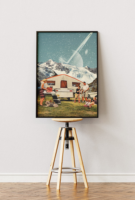 plakaty Plakat Kolaż - Rodzina - Dekoracja do salonu, pokoju, biura