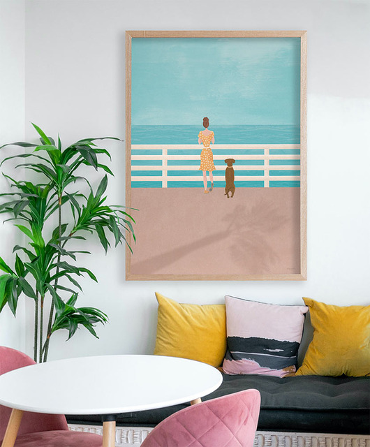 plakaty Plakat - Morska promenada