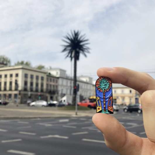 przypinki Pin Warszawa - Palma