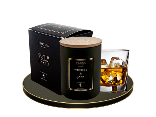 świeczniki i świece Świeca sojowa Whiskey & Jazz