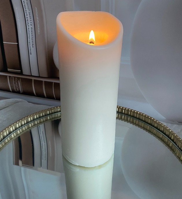 świeczniki i świece Świeca ekologiczna sojowa dekoracyjna walec "Rustic" 180x75mm