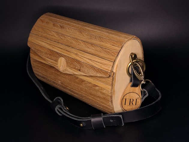 torby na ramię Torebka drewniana TRE - model - ISA