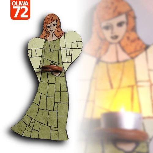 Anioł pistacjowy oliwa72