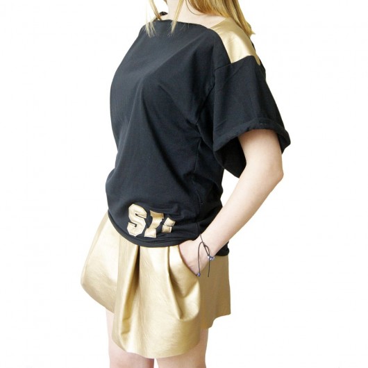 GoldBlack T-shirt Si Haute Fashion