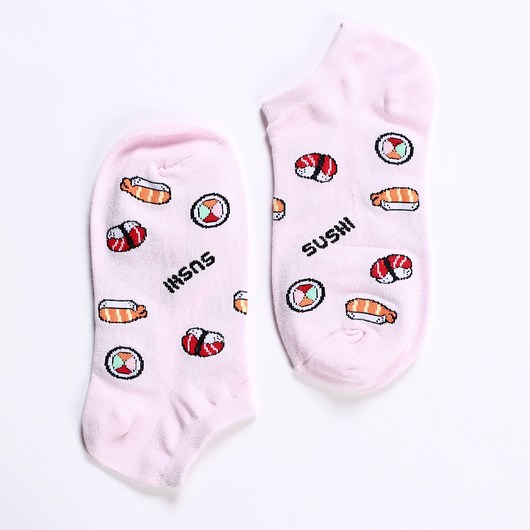 Skarpetki w sushi - różowe CandySox