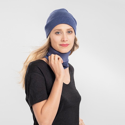 czapki damskie Czapka 100% merino - lekka i ciepła