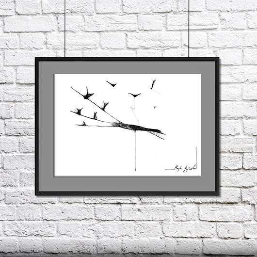 GRAFIKA 45 - 70x50cm Maja Gajewska