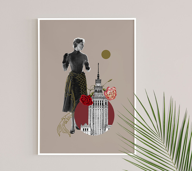 grafiki i ilustracje Syrenka Warszawska