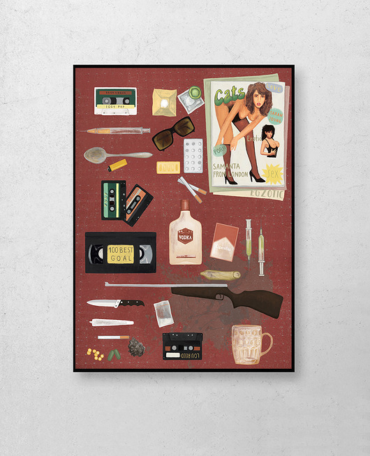 Plakat Trainspotting paula dudek
