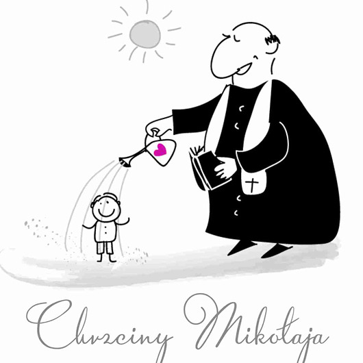 Chrzest Mikołaja kartka z życzeniami MRS WUDRAWS