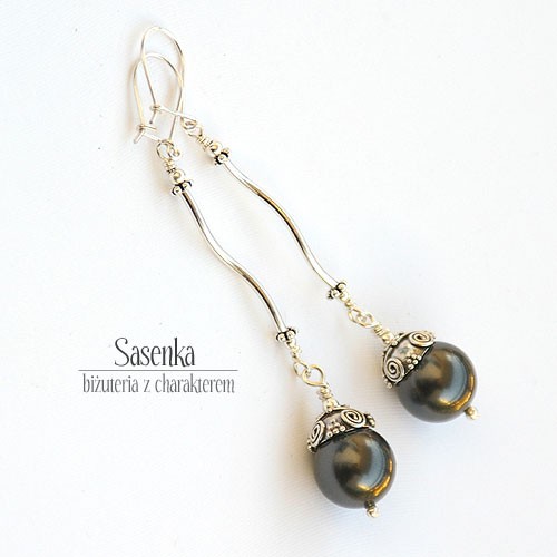 CRYSTAL PEARLS - CZARNE II sasenka