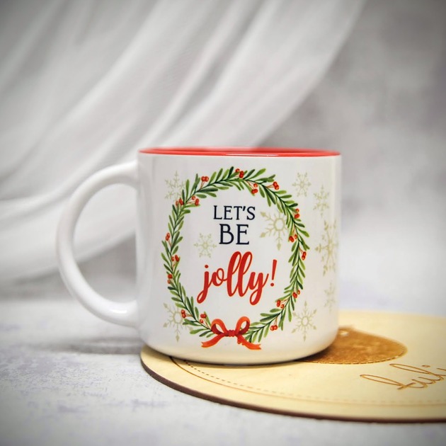 kubki Świąteczny Kubek Let's Be Jolly