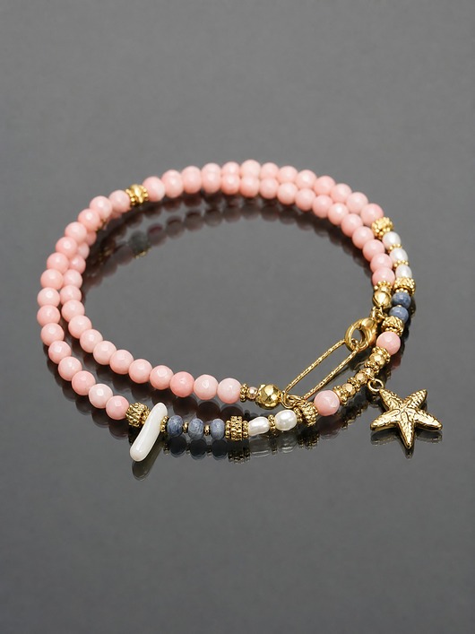 chokery Sea collection - Koral pink vol. 2 - choker 12.04.26
