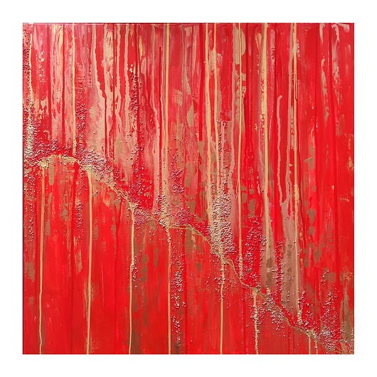 obrazy THE TREASURE 80x80 cm Akryl na płótnie Duży obraz abstrakcyjny do salonu
