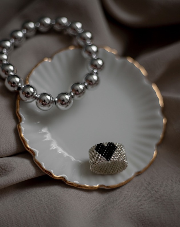 pierścionki - różne Pierścionek Black Heart