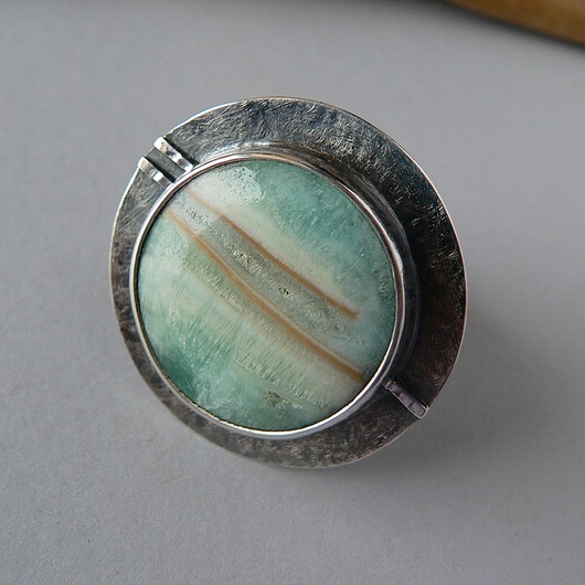 pierścionki srebrne Pierścionek -chalcedon xl-