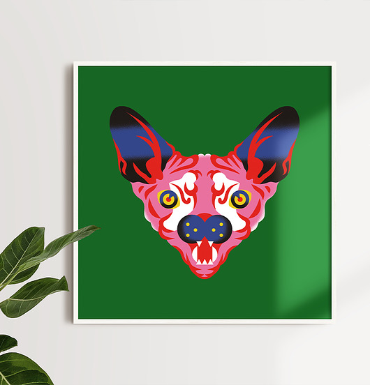 plakaty Plakat Sphinx the cat