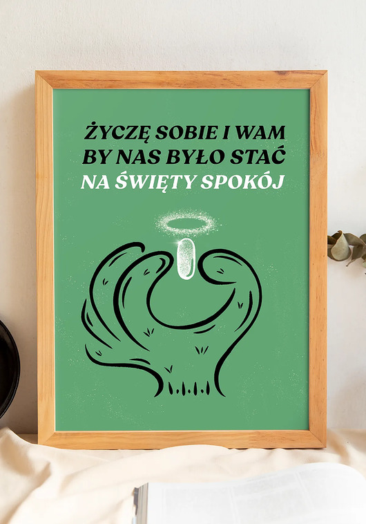 plakaty Plakat Święty spokój