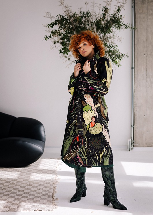 płaszcze damskie Płaszcz   FLORA