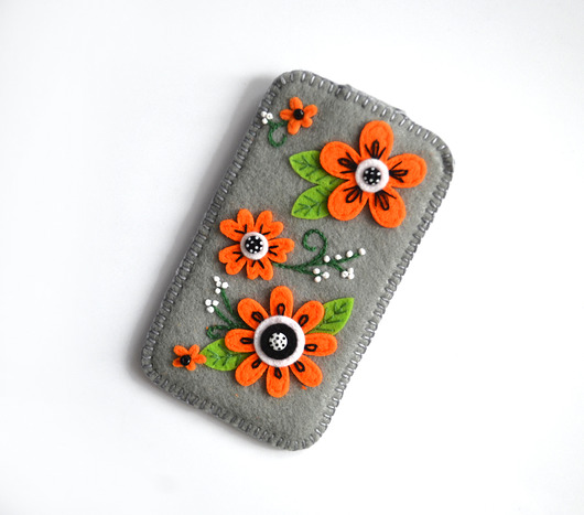 Etui na telefon Kwiaty II Tulis