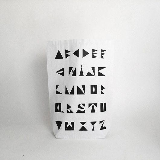 Worek Papierowy /70cm/ - Alfabet Agi Wind