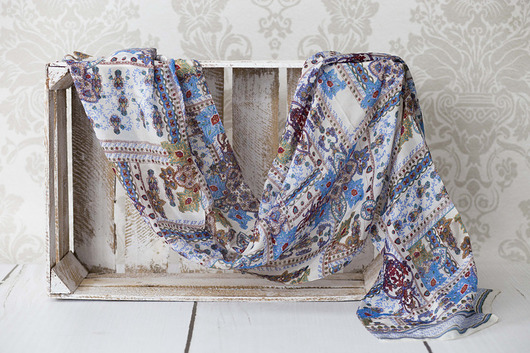 SZAL jedwabny orient BOHO STREET WEAR