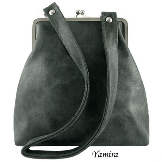 Torebka XL :: classic graphite leather :: yamira