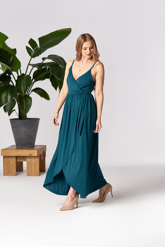 sukienki maxi damskie Tulipan sukienka maxi