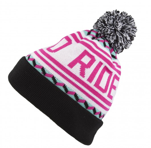 Czapka Zimowa Born To Ride 14 Pompon Pink Borntoride