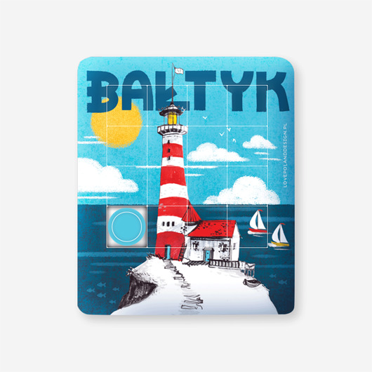 puzzle dla dzieci Układanka Latarnia Retro