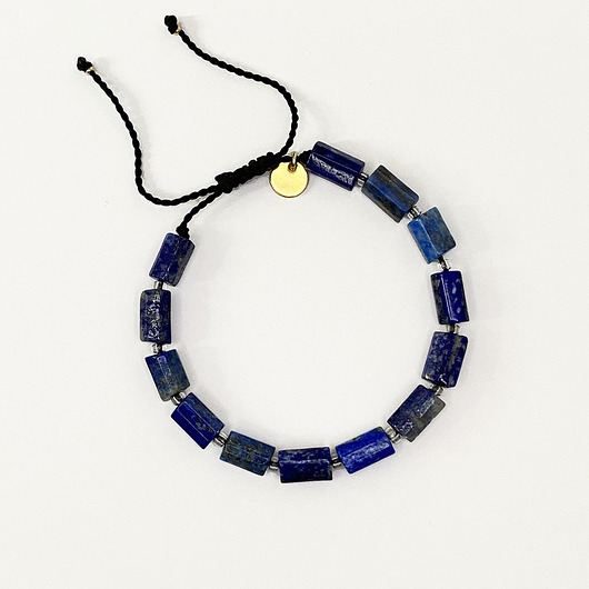 biżuteria męska LEOTHER. Bransoletka męska - Lapis Lazuli
