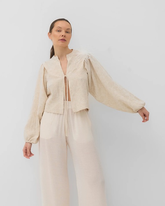 koszule damskie  Koszula bolero Chloe jackard