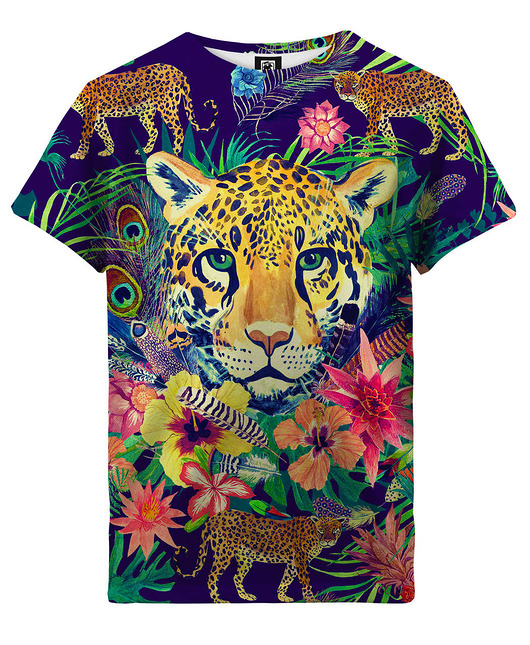 t-shirty dla dziewczynki T-shirt Girl DR.CROW Hidden Leopard