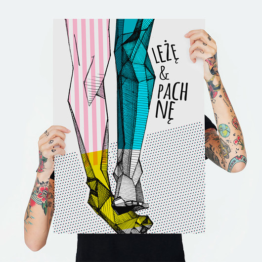 Leżę & pachnę | 50x70 WISIMITU